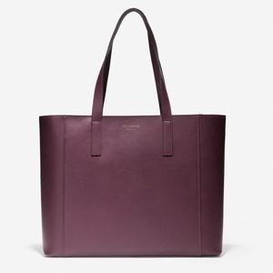 NWT Cole Haan Carryall Tote in burgundy